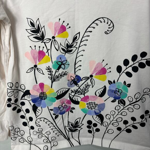 Tea Collection Floral and Fronds Tee - Picture 3 of 4